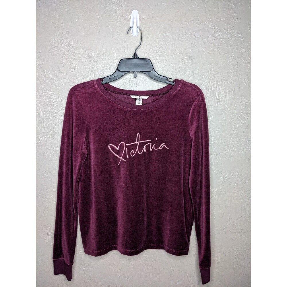 NWT Victorias Secret Womens XSmall Maroon Drape Split Back Sweater